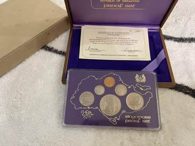 ❤️【币观天下】❤️ 第342期钱币秒杀拍卖场- 2026.2.4秒杀专场 长期征集拍品  - 新加坡1978年官方精制套币 盒证全齐 发行量4000套