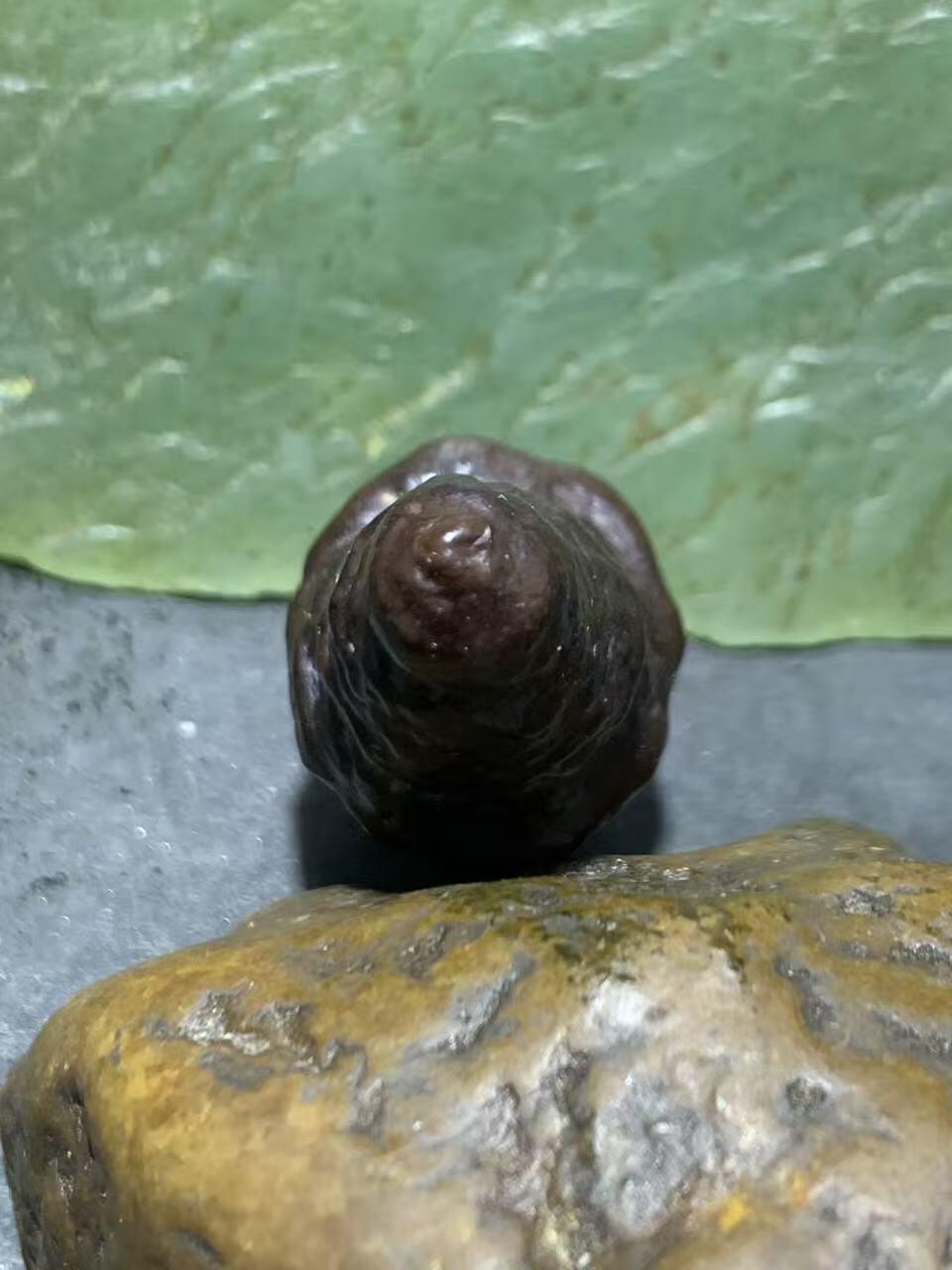 精美罕见戈壁象形黑金刚原石一块，