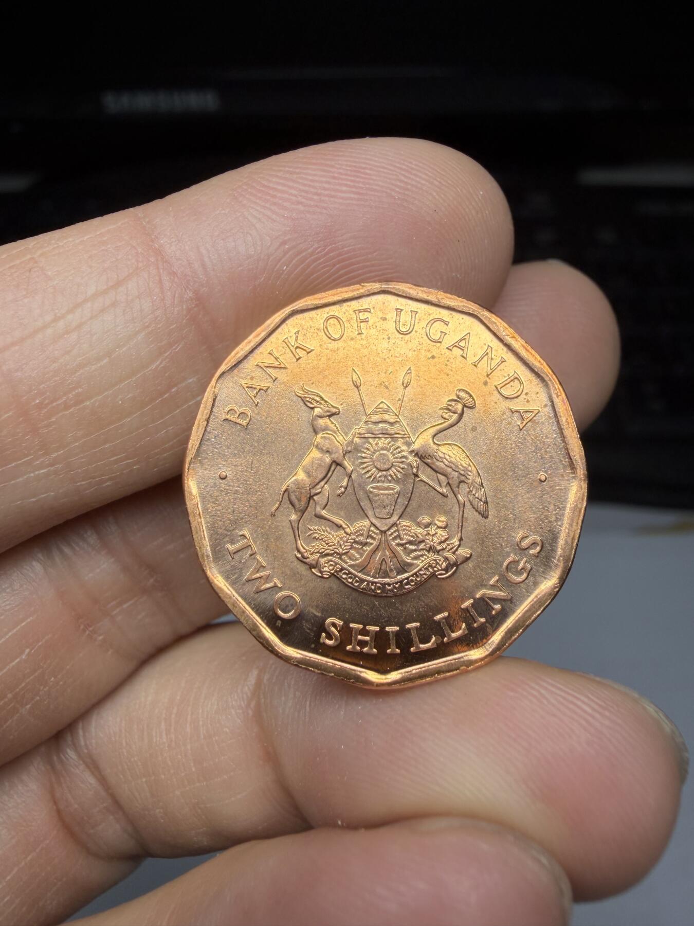 2025年集古藏今外币拍卖第二期-第3场—（总第303拍），可以寄存60天，满160元包邮。 1987年乌干达2先令