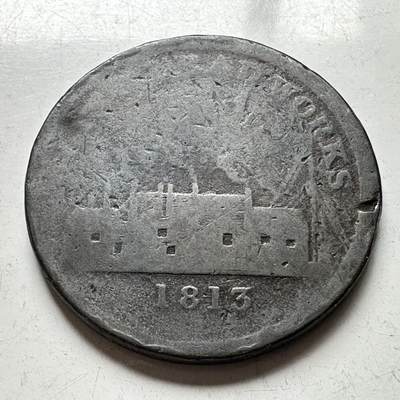 🌹外币初藏🌹🐯2026年第15场  每周二四六晚8️⃣点 接代拍 - 英国1813年一便士代用币