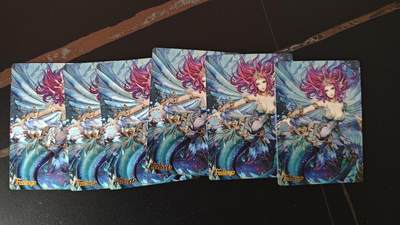 玉楼春卡牌第二期（送拍零佣金，持续收拍） - 动漫美女粗闪 6张