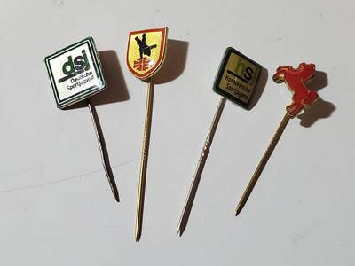 韵星假日军品类拍卖第三十九期暨默多克中校夫妇专场 -- Rimey Holidays Militaria Auction 39 & The Modoks Collection  - 民主德国dsj hsj组织 汉诺威 安哈尔特证章一组插针