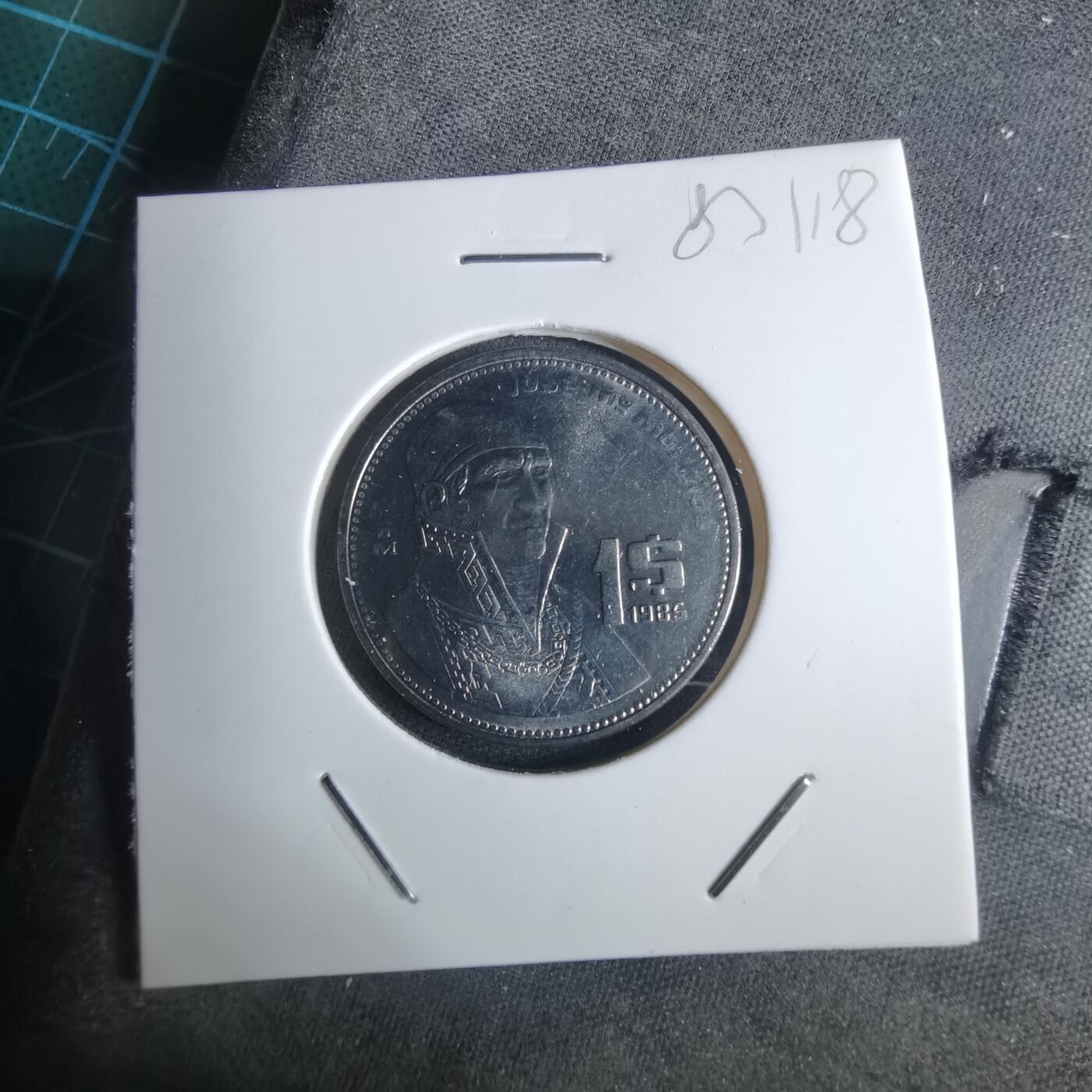 沼泽如烟--第983场 墨西哥1985年1比索