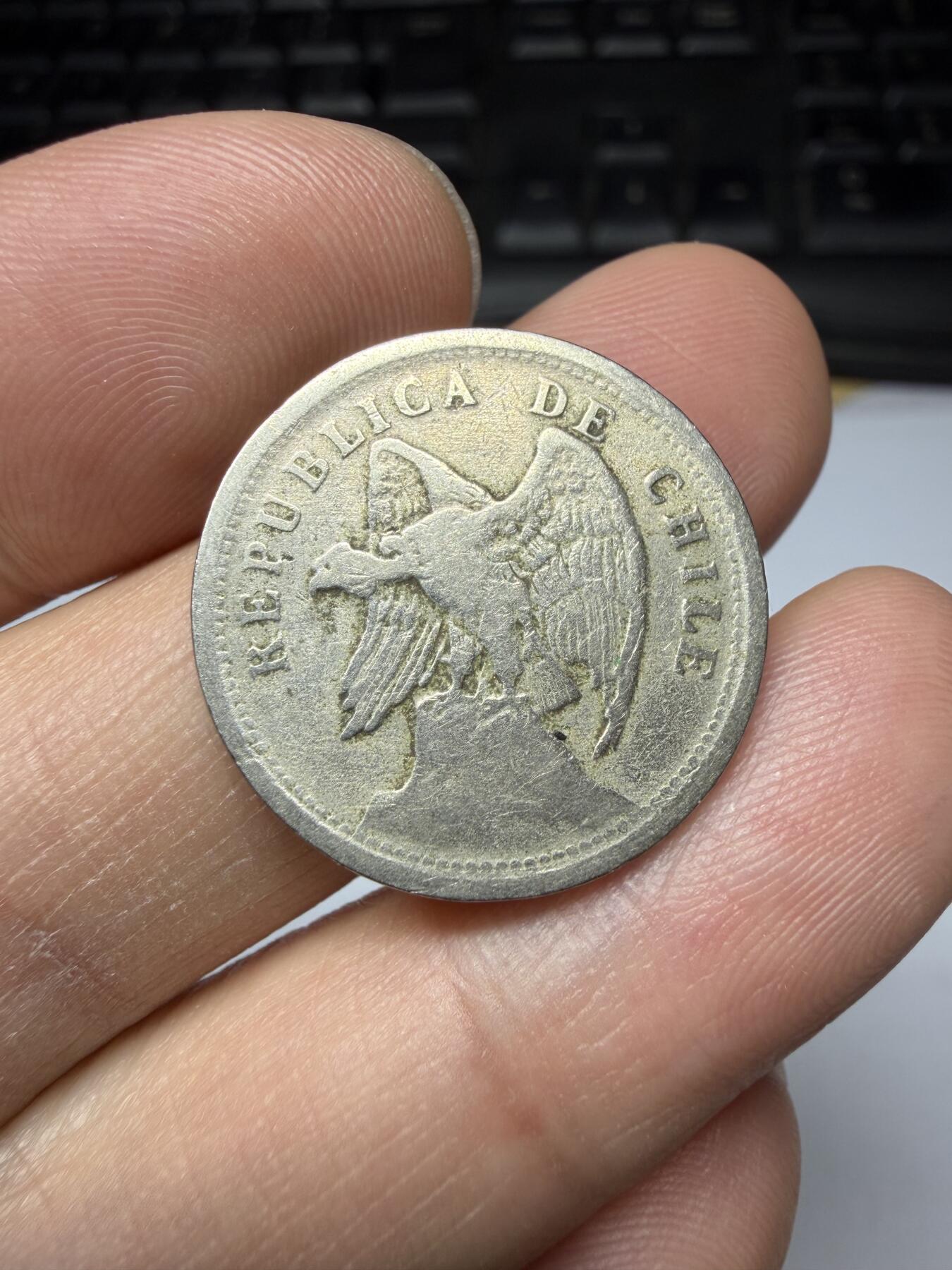 2025年集古藏今外币拍卖第二期-第3场—（总第303拍），可以寄存60天，满160元包邮。 1924年智利20分