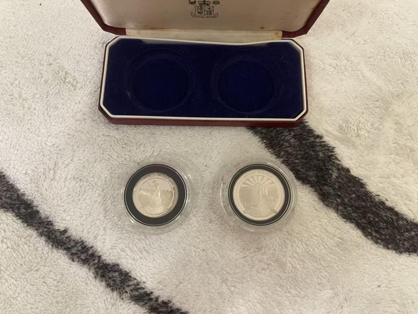 ❤️【币观天下】❤️ 第342期钱币秒杀拍卖场- 2026.2.4秒杀专场 长期征集拍品  马达加斯加1978年FAO世界粮农组织纪念银币2枚套 品相如图 少见