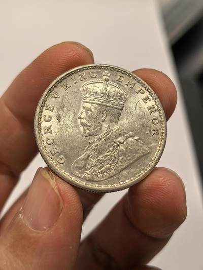 博洋堂“心向春光”2月精品大拍专场暨第160期（全场包邮） - 英属印度1918年1卢比银币，转光好品