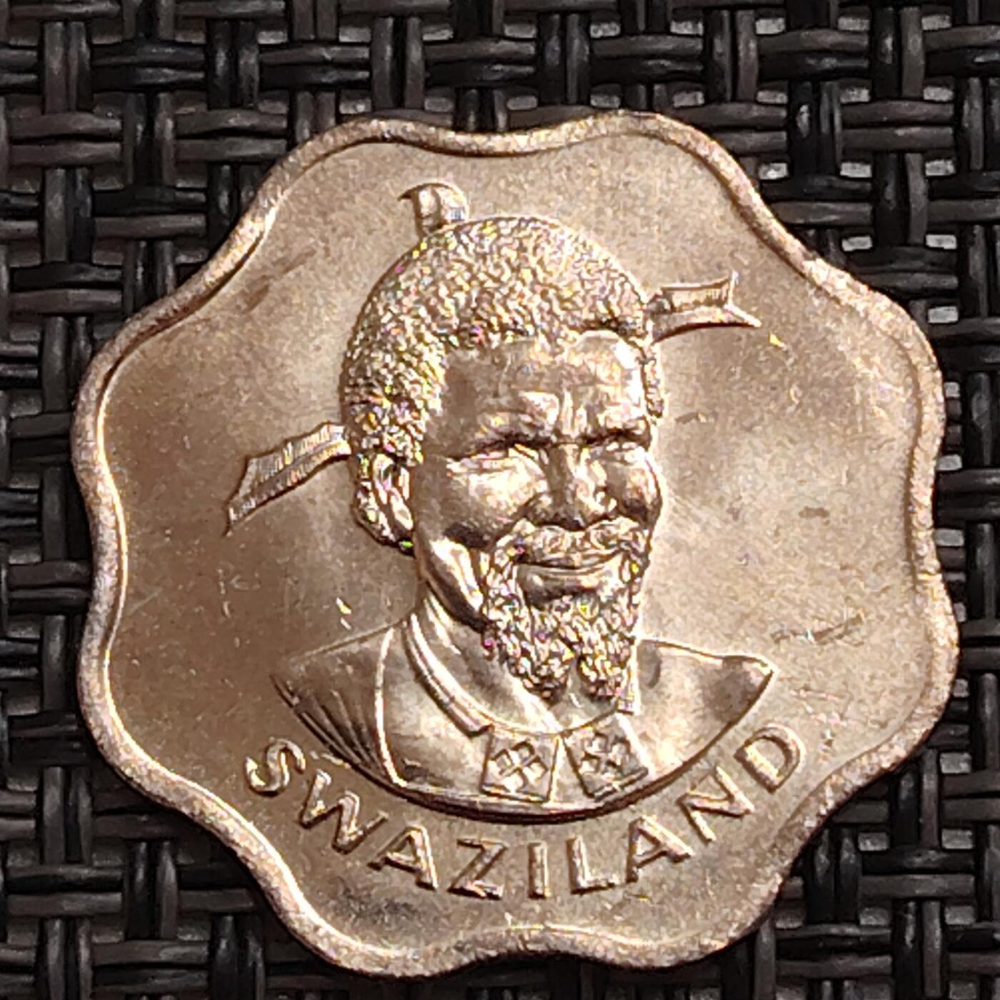 布加迪🐬～世界钱币(上海)🌾第 273 期 /  各国套币和散币 斯威士兰🇸🇿 1975年 10分