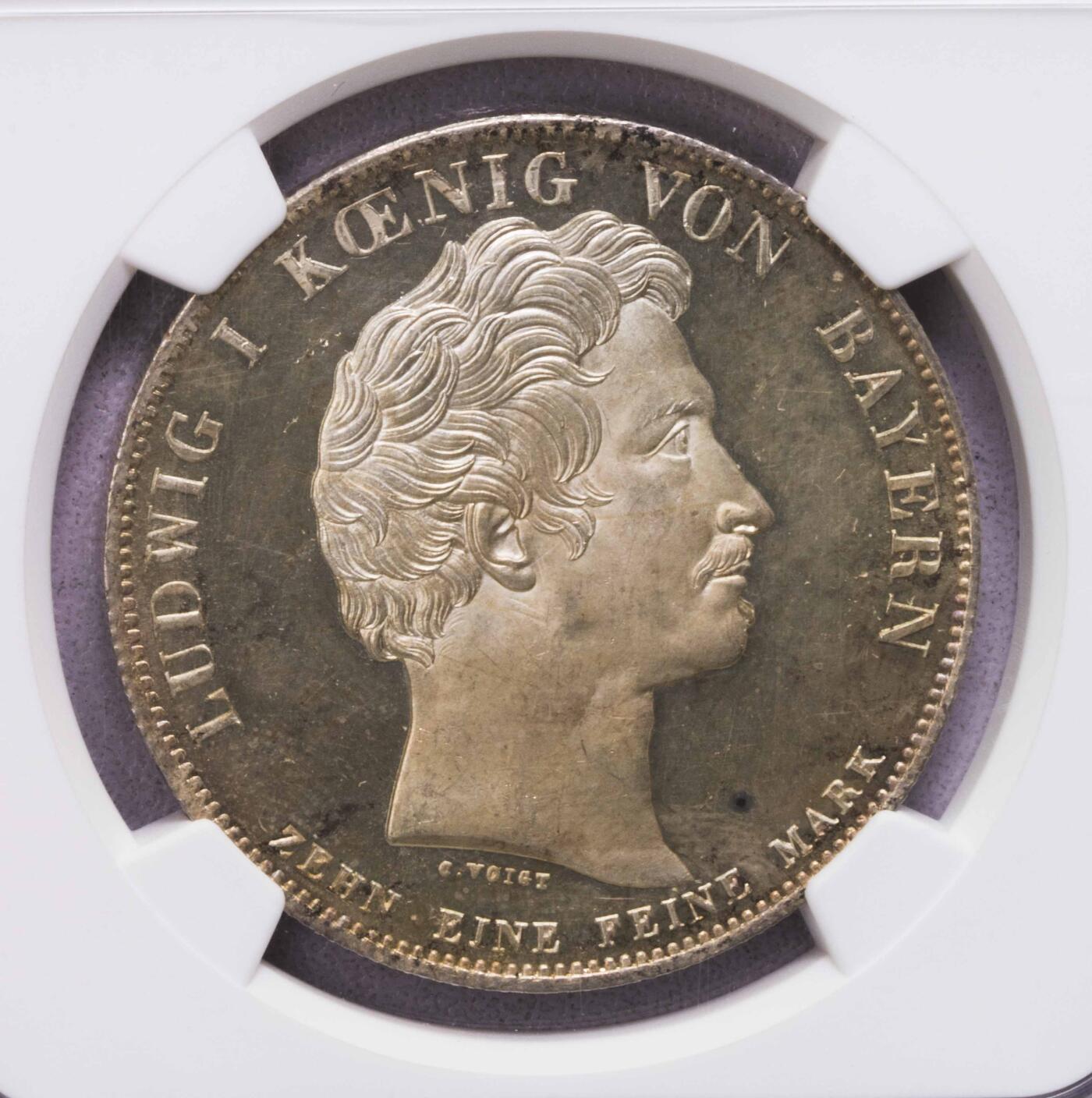 NGC-MS64PL 1835巴伐利亚路德维希一世历史大泰勒 亚军分