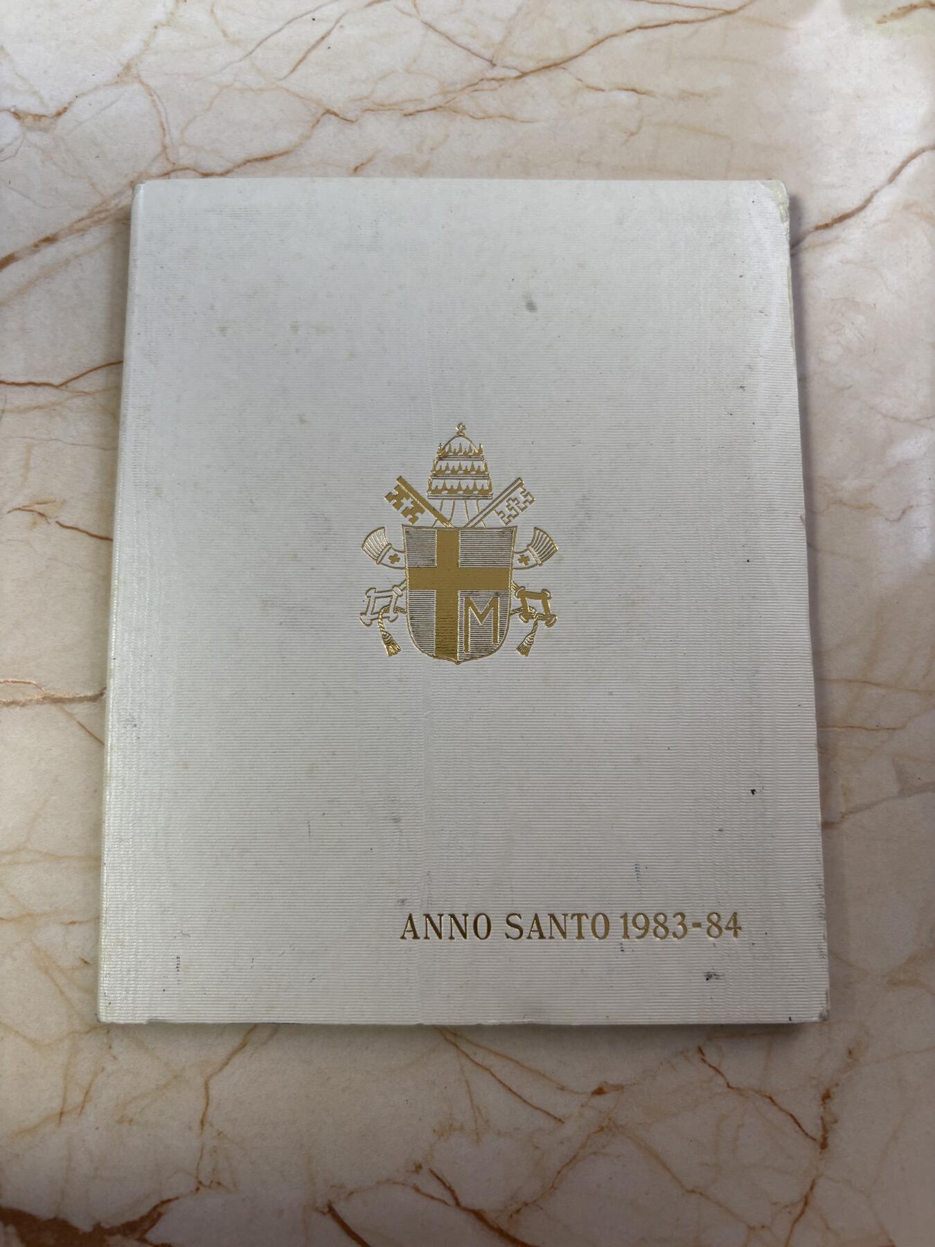 第190期拍卖 梵蒂冈1983-1984年500/1000里拉非流通银币 圣年 835银11/14.6克 套装