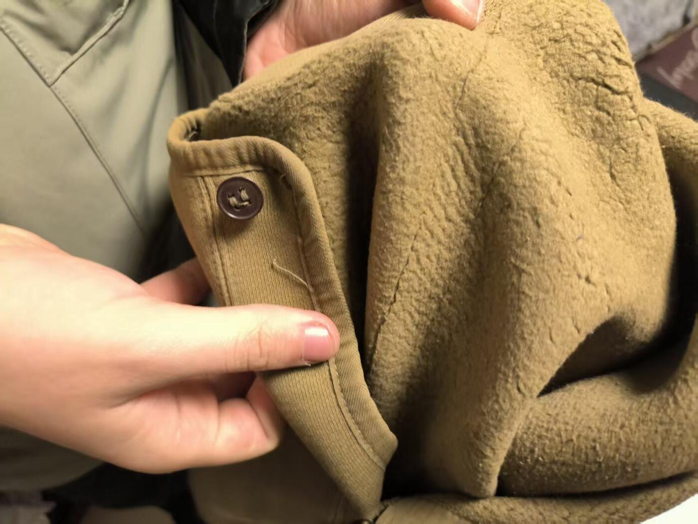 （店主清仓 大量自藏 制服徽章盛宴）罗岚⭐爱藏⭐甄选专拍第五场-分享拍场赚佣（实体经营） su-M65式陆干冬季保暖棉毛衣 正一号尺码  土黄色可做55平替