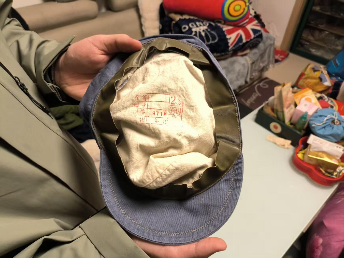 （店主清仓 大量自藏 制服徽章盛宴）罗岚⭐爱藏⭐甄选专拍第五场-分享拍场赚佣（实体经营） su-M65式海灰二号解放帽 早期斜纹布材质