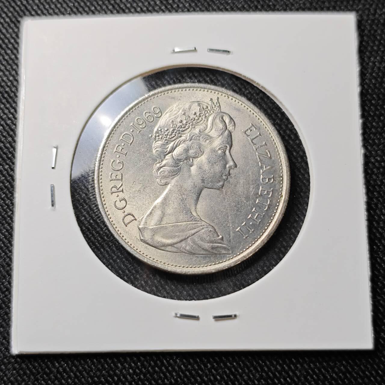 KK钱币收藏小铺  第392期  2月预留时间 周末发货  1969英国大10便士