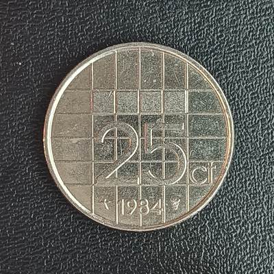 逸泉钱币2026第十二组世界钱币专场春节千件大拍A1614～2574 - 2094 荷兰25分