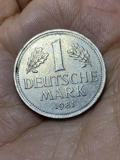 2026年第十九场(总第一百八十八场）外国好品散币场(免佣金) - 德国🇩🇪1981年1德国马克(D标，慕尼黑造)