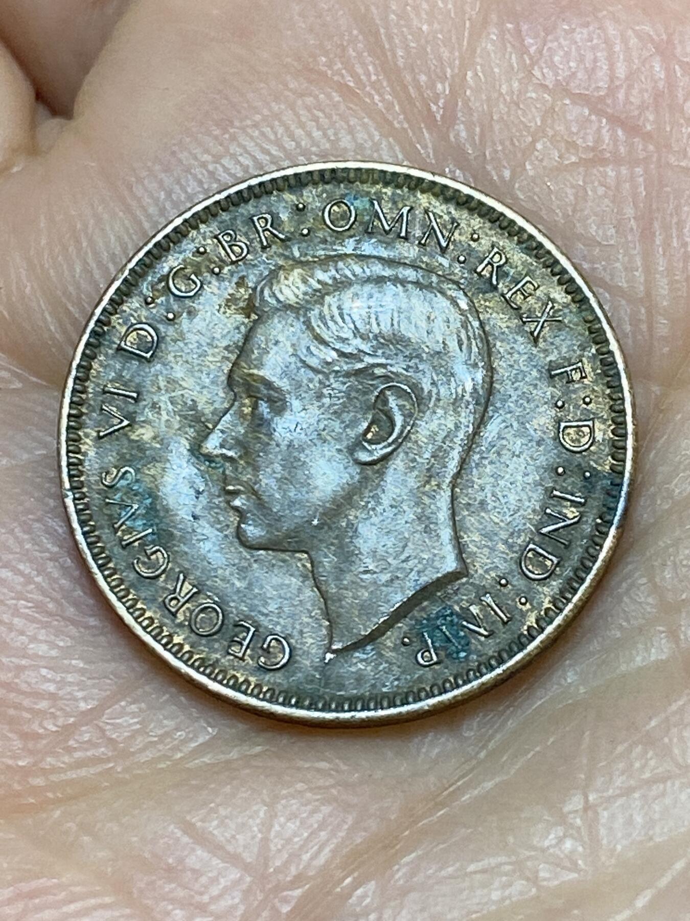 2026年第十九场(总第一百八十八场）外国好品散币场(免佣金) 英国🇬🇧1942年1法新(乔治六世第一版)