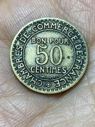 2026年第十九场(总第一百八十八场）外国好品散币场(免佣金) - 法兰西第三共和国1924年50生丁(Closed 4–闭口4版)