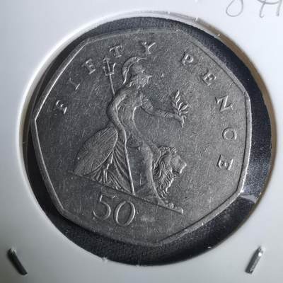 沼泽如烟--第984场 - 英国2001年50便士