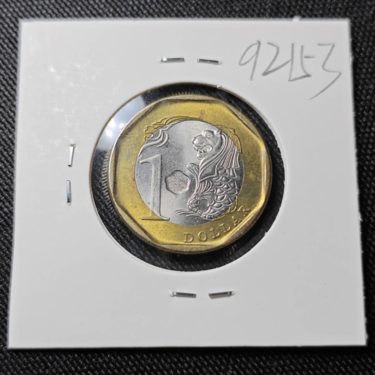 KK钱币收藏小铺  第392期  2月预留时间 周末发货  新加坡1元