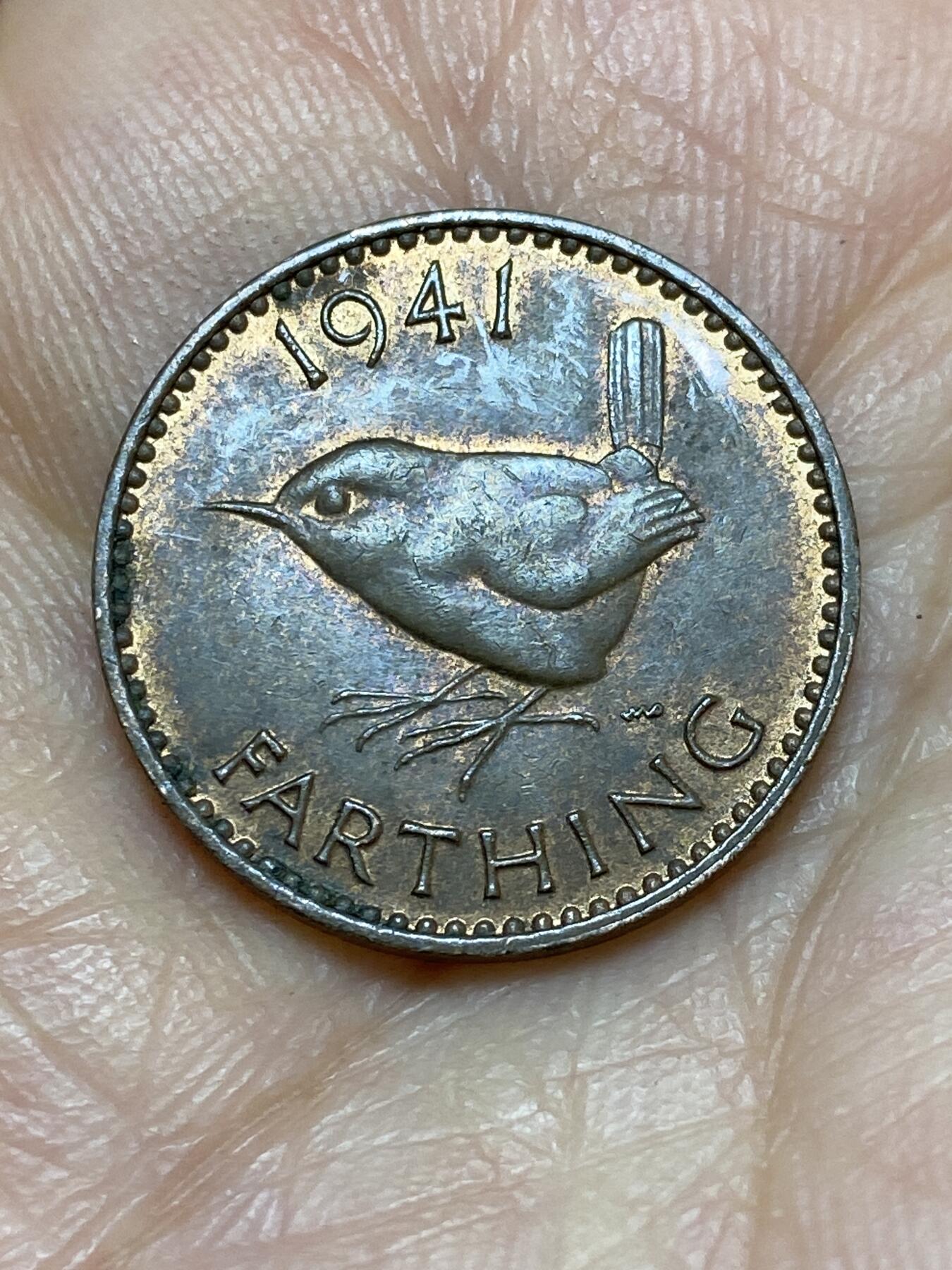 2026年第十九场(总第一百八十八场）外国好品散币场(免佣金) 英国🇬🇧1941年1法新(乔治六世第一版)