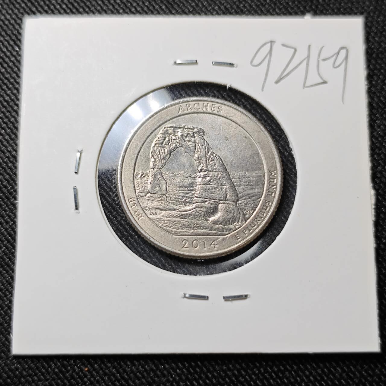 KK钱币收藏小铺  第392期  2月预留时间 周末发货  美国25分纪念币