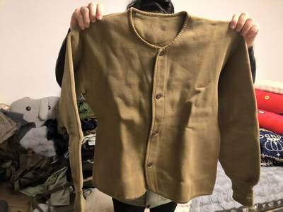 （店主清仓 大量自藏 制服徽章盛宴）罗岚⭐爱藏⭐甄选专拍第五场-分享拍场赚佣（实体经营） - su-M65式陆干冬季保暖棉毛衣 正一号尺码  土黄色可做55平替