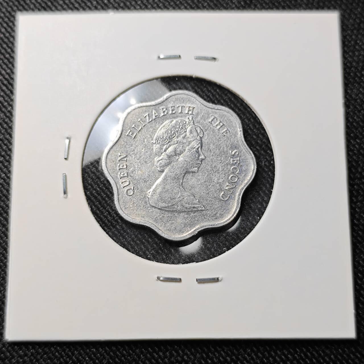 KK钱币收藏小铺  第392期  2月预留时间 周末发货  英属加勒比5分