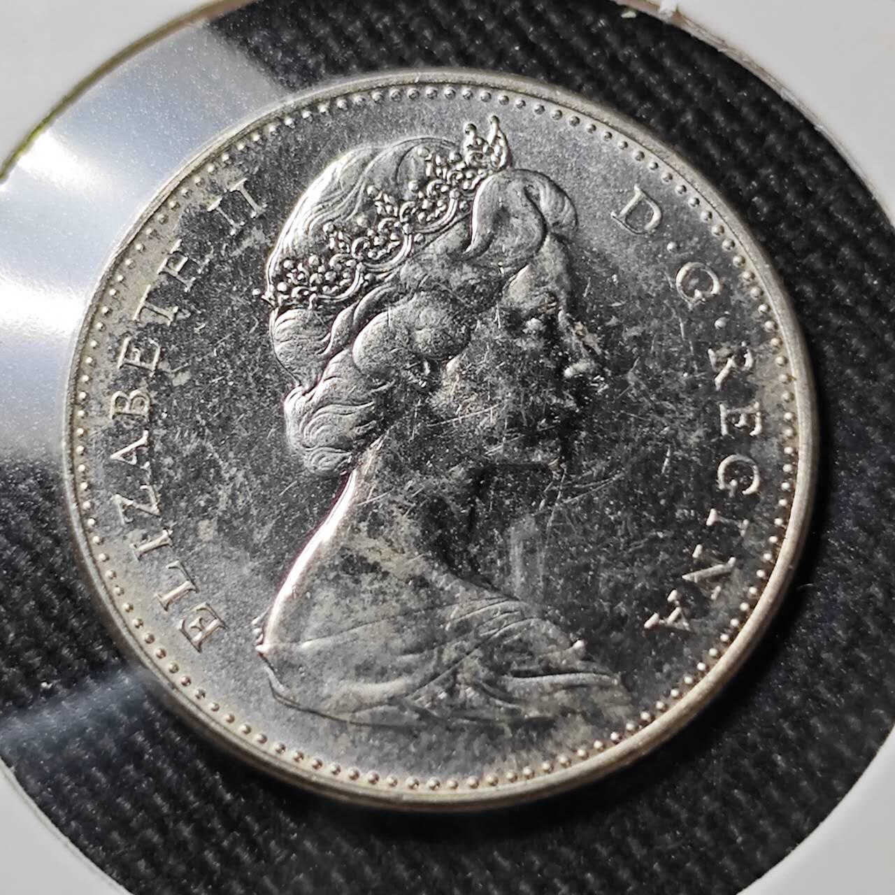 KK钱币收藏小铺  第392期  2月预留时间 周末发货  加拿大5分纪念币