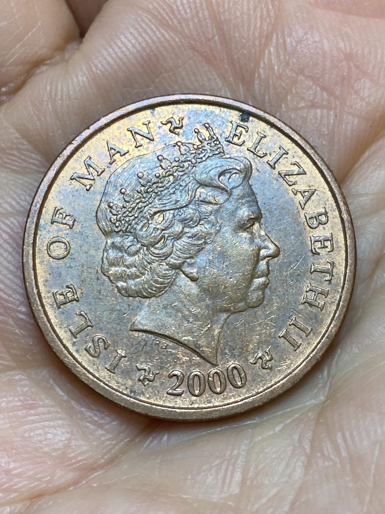 2026年第十九场(总第一百八十八场）外国好品散币场(免佣金) 英属马恩岛🇮🇲2000年2便士(伊丽莎白二世老年第二套)