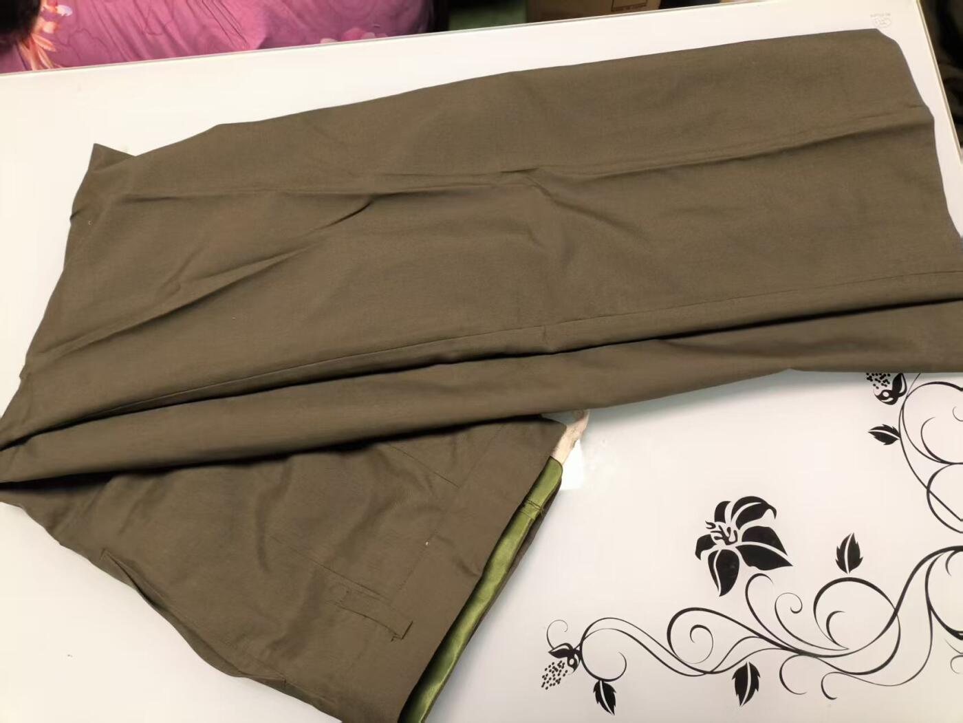 （店主清仓 大量自藏 制服徽章盛宴）罗岚⭐爱藏⭐甄选专拍第五场-分享拍场赚佣（实体经营） su-M87式特体定制体工队凡立丁高定常服裤 尺码超绝巨大约合身高200cm者穿着 带定制条