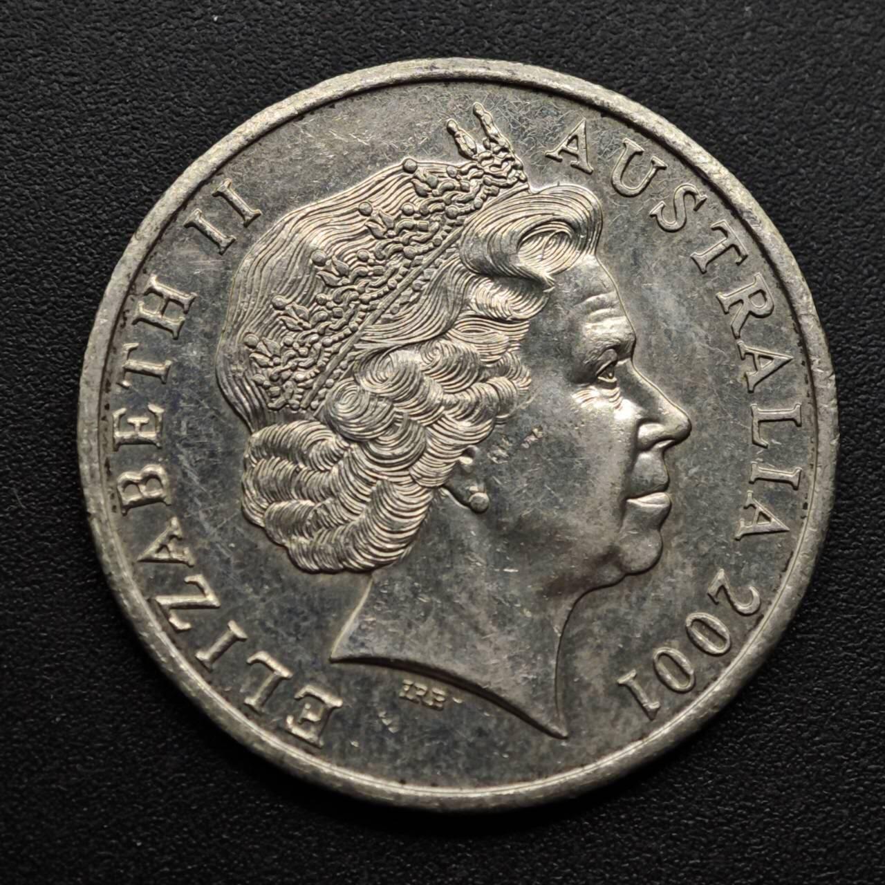 【淘币小摊】实时拍第八百六十三拍   小银币散币场   年前最后一周 之前的预留小年前全部发出 请更换最新收货地址  澳大利亚2001年州联邦百年20分纪念币