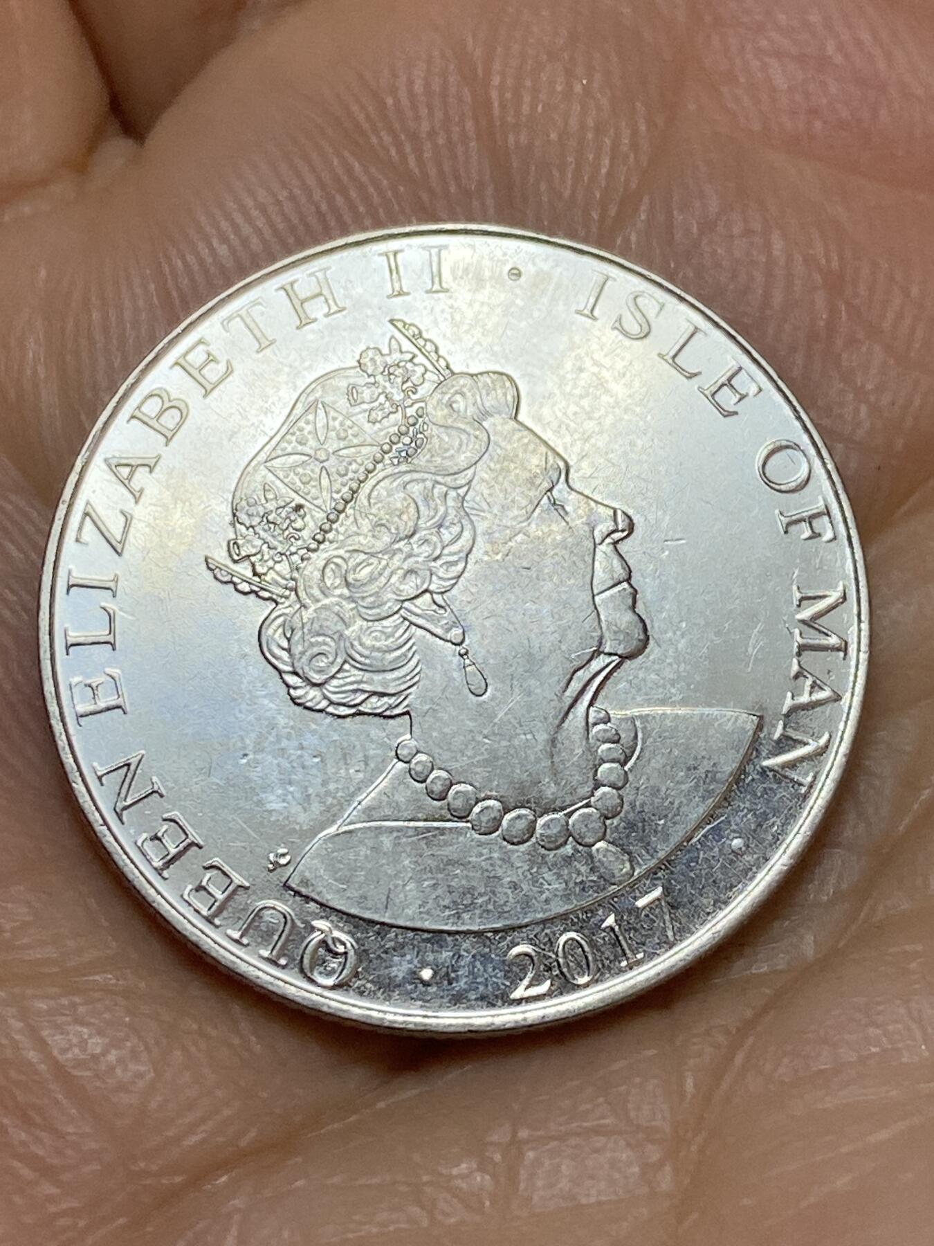 2026年第十九场(总第一百八十八场）外国好品散币场(免佣金) 英属马恩岛🇮🇲2017年10便士(伊丽莎白二世老年第四套)