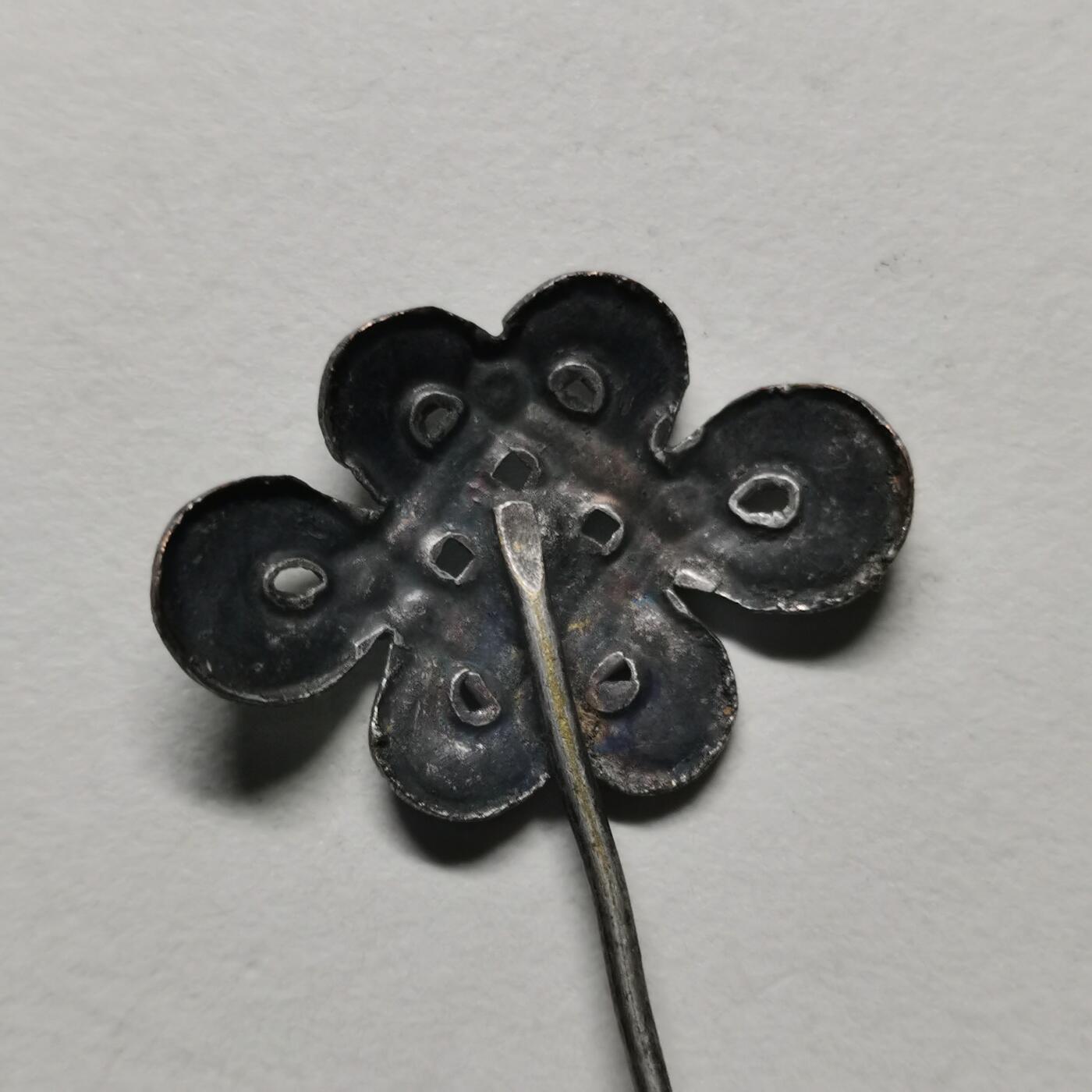 杂件专场98期 清末老银民心结发簪