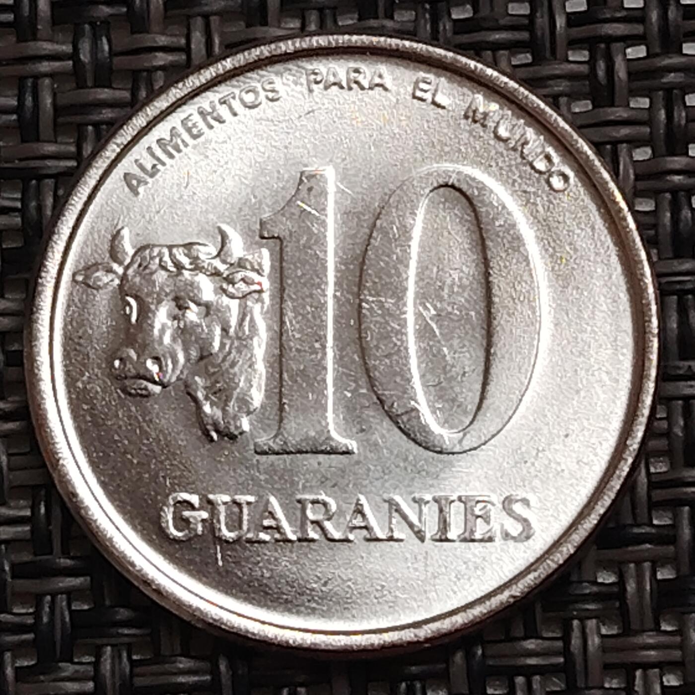 布加迪🐬～世界钱币(上海)🌾第 273 期 /  各国套币和散币 巴拉圭🇵🇾 1986年 10瓜拉尼