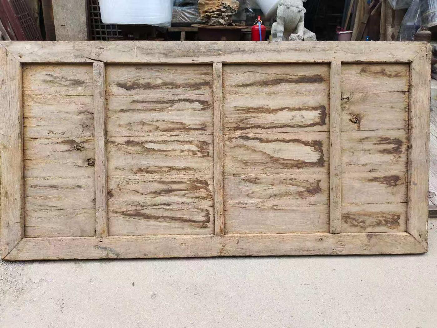 清代朱红漆鎏金老扁，全品无修保老，以扁交友。厚得载物