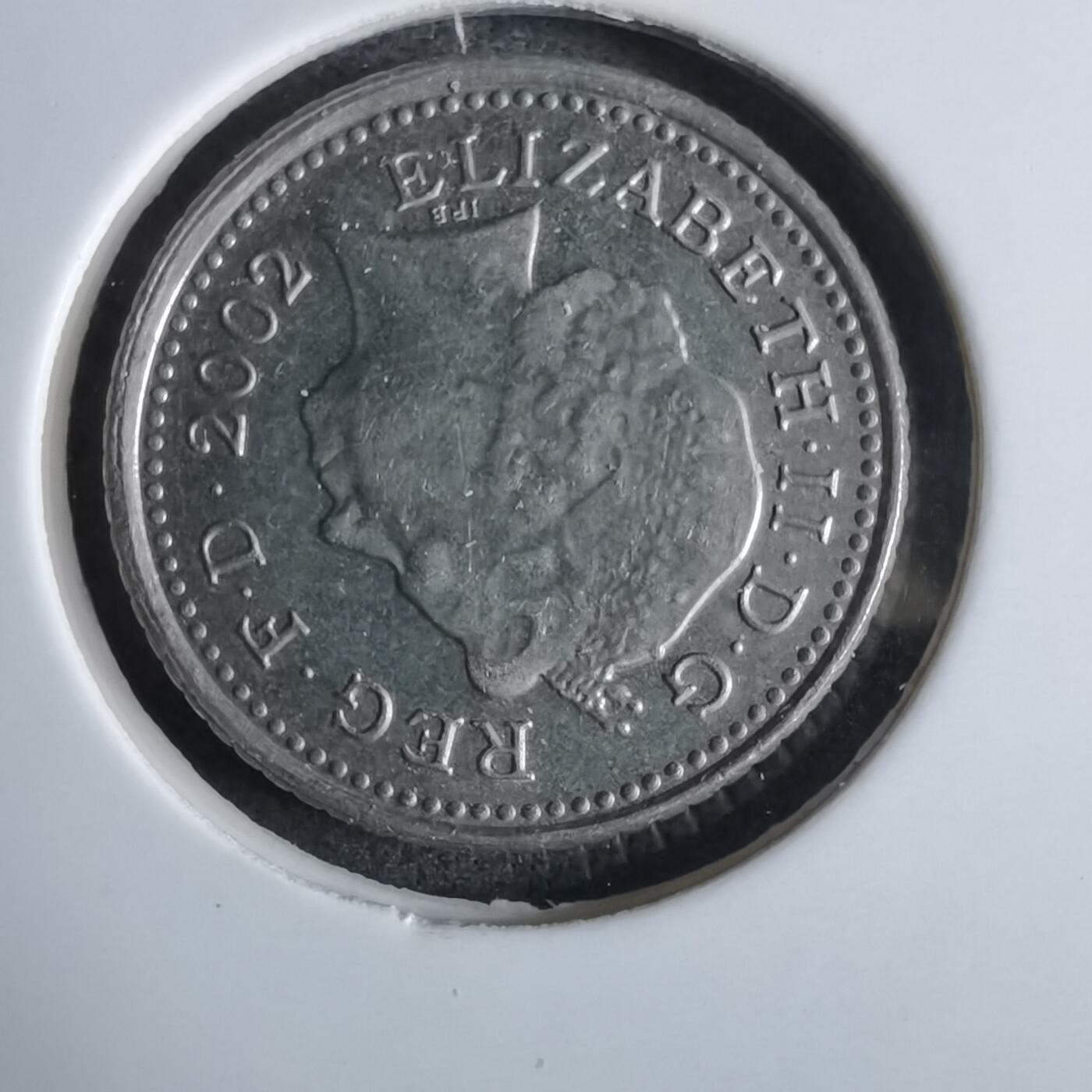 沼泽如烟--第984场 英国2002年5便士