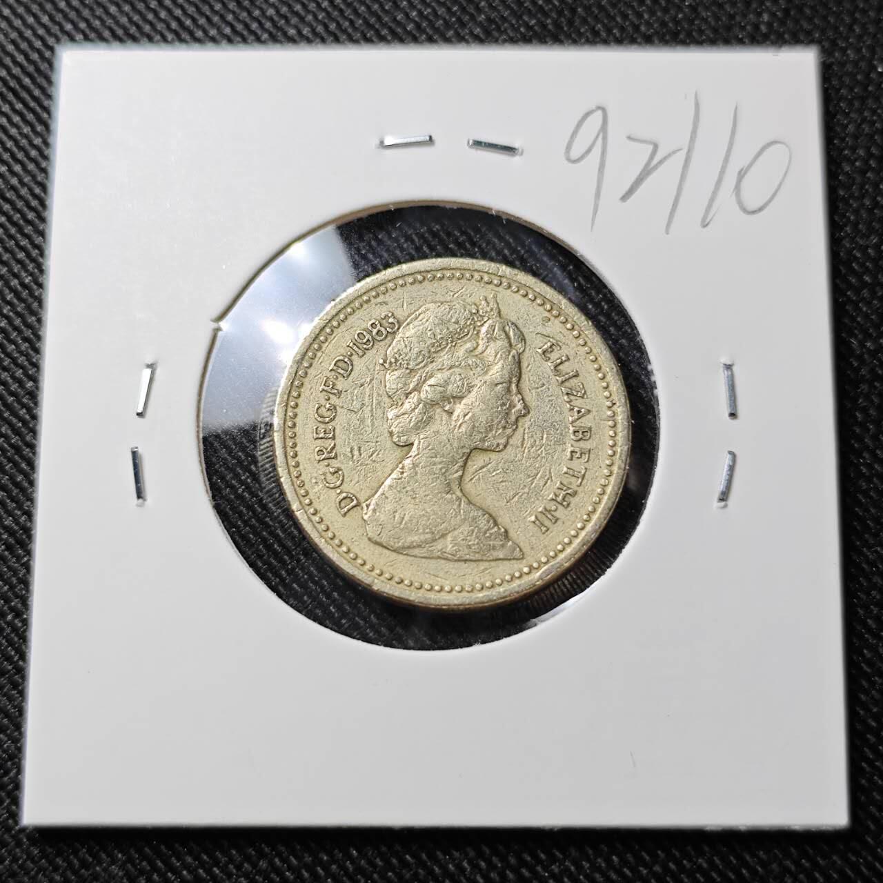 KK钱币收藏小铺  第392期  2月预留时间 周末发货  英国1镑