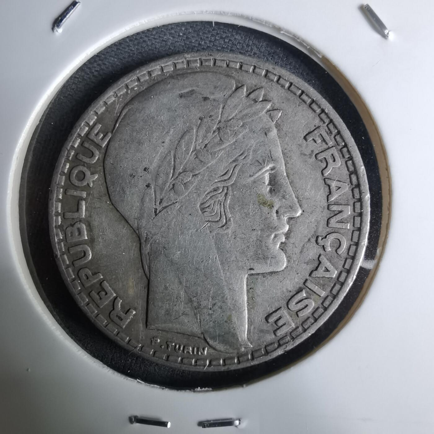 沼泽如烟--第984场 法国1929年10法郎银币10克0.68银