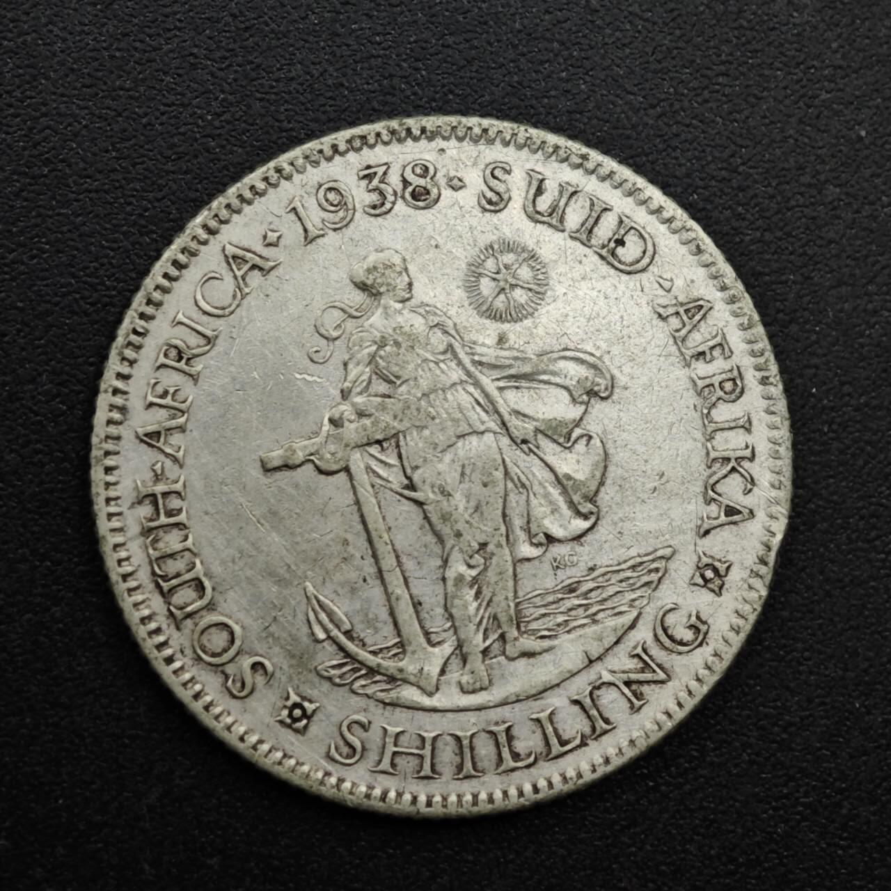 【淘币小摊】实时拍第八百六十三拍   小银币散币场   年前最后一周 之前的预留小年前全部发出 请更换最新收货地址  南非1938年乔治六世一先令银币