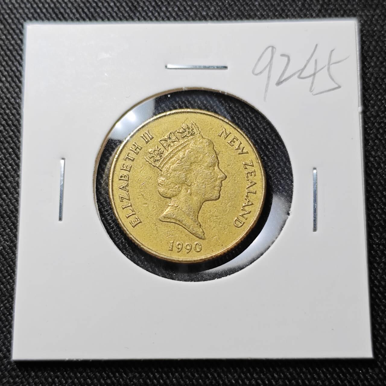 KK钱币收藏小铺  第392期  2月预留时间 周末发货  新西兰1元