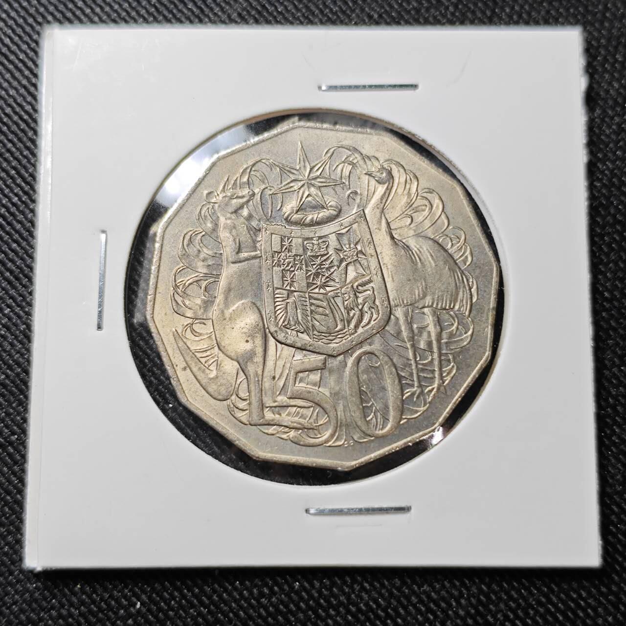 KK钱币收藏小铺  第392期  2月预留时间 周末发货  澳大利亚50分 好品