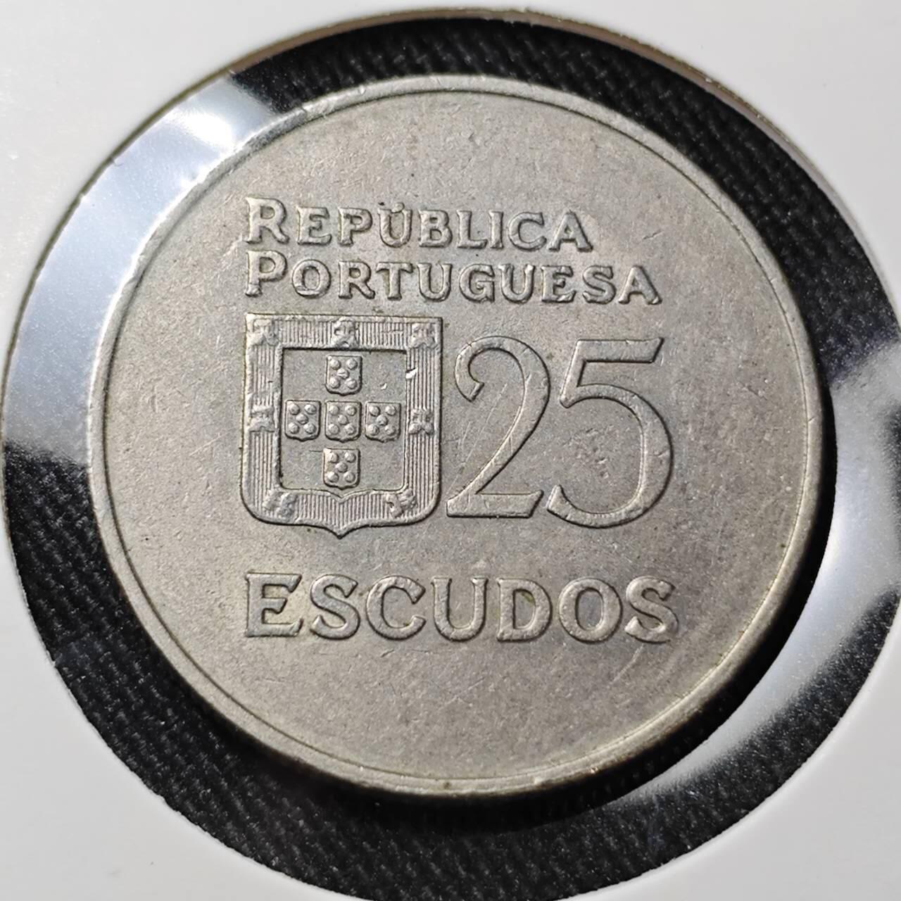 KK钱币收藏小铺  第392期  2月预留时间 周末发货  1980葡萄牙25比塞塔