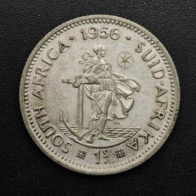 【淘币小摊】实时拍第八百六十三拍   小银币散币场   年前最后一周 之前的预留小年前全部发出 请更换最新收货地址  - 南非1956年伊丽莎白二世一先令银币