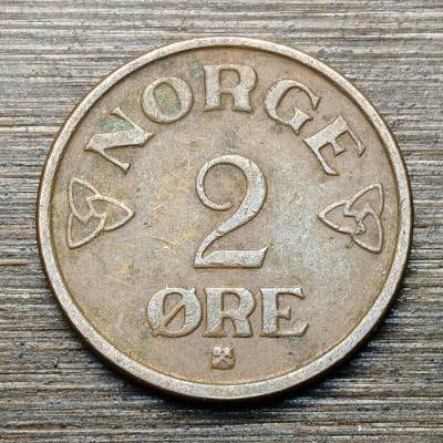 【本场4.12号发货】★第145★散币专场 不寄存，30包邮。不满30元，支付5元运费。《接受代拍 代送NGC评级》 - 22【无寄存】1952年挪威5欧尔