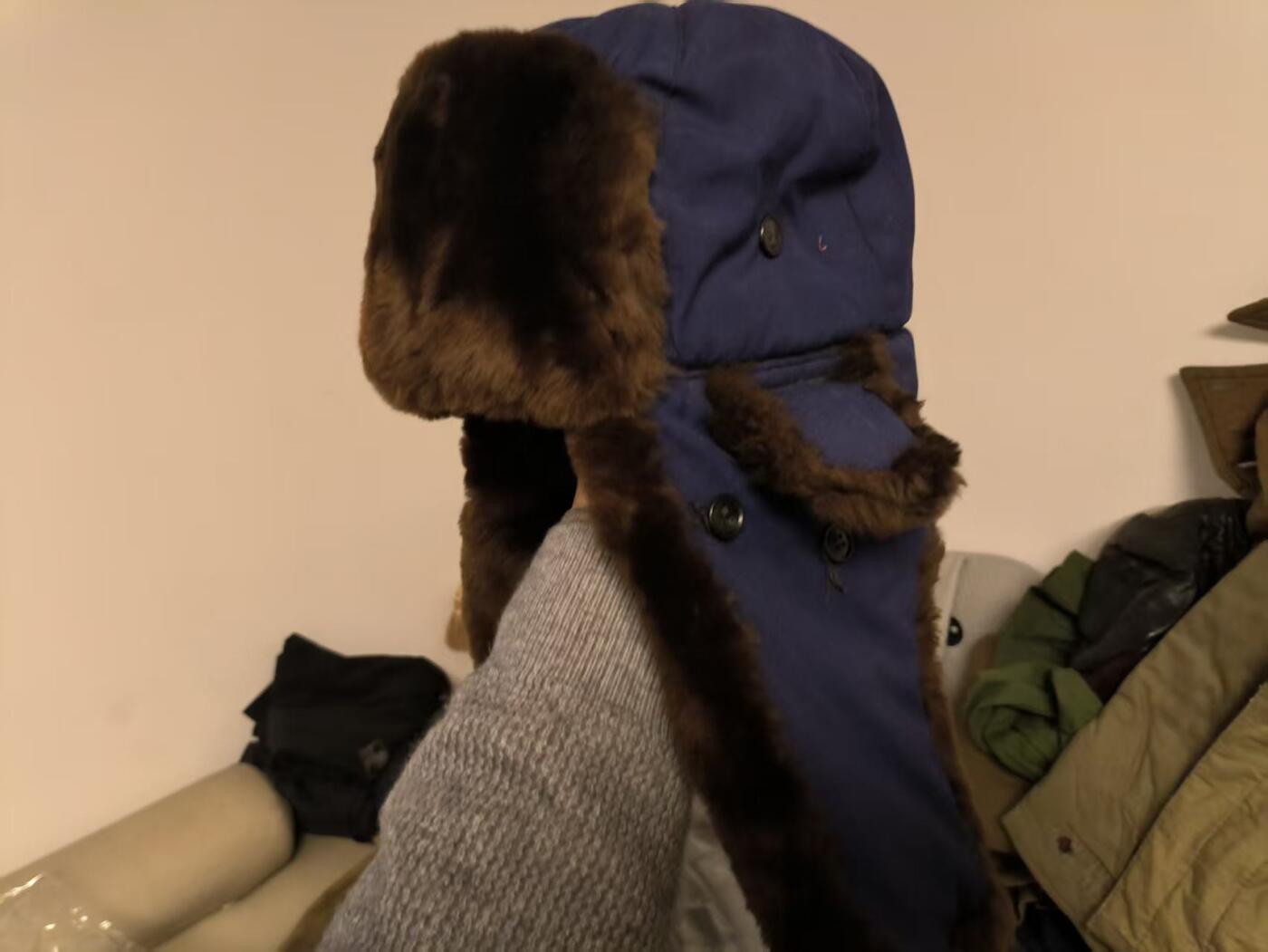 （店主清仓 大量自藏 制服徽章盛宴）罗岚⭐爱藏⭐甄选专拍第五场-分享拍场赚佣（实体经营） su-M74式海寒区棉帽 1号头围