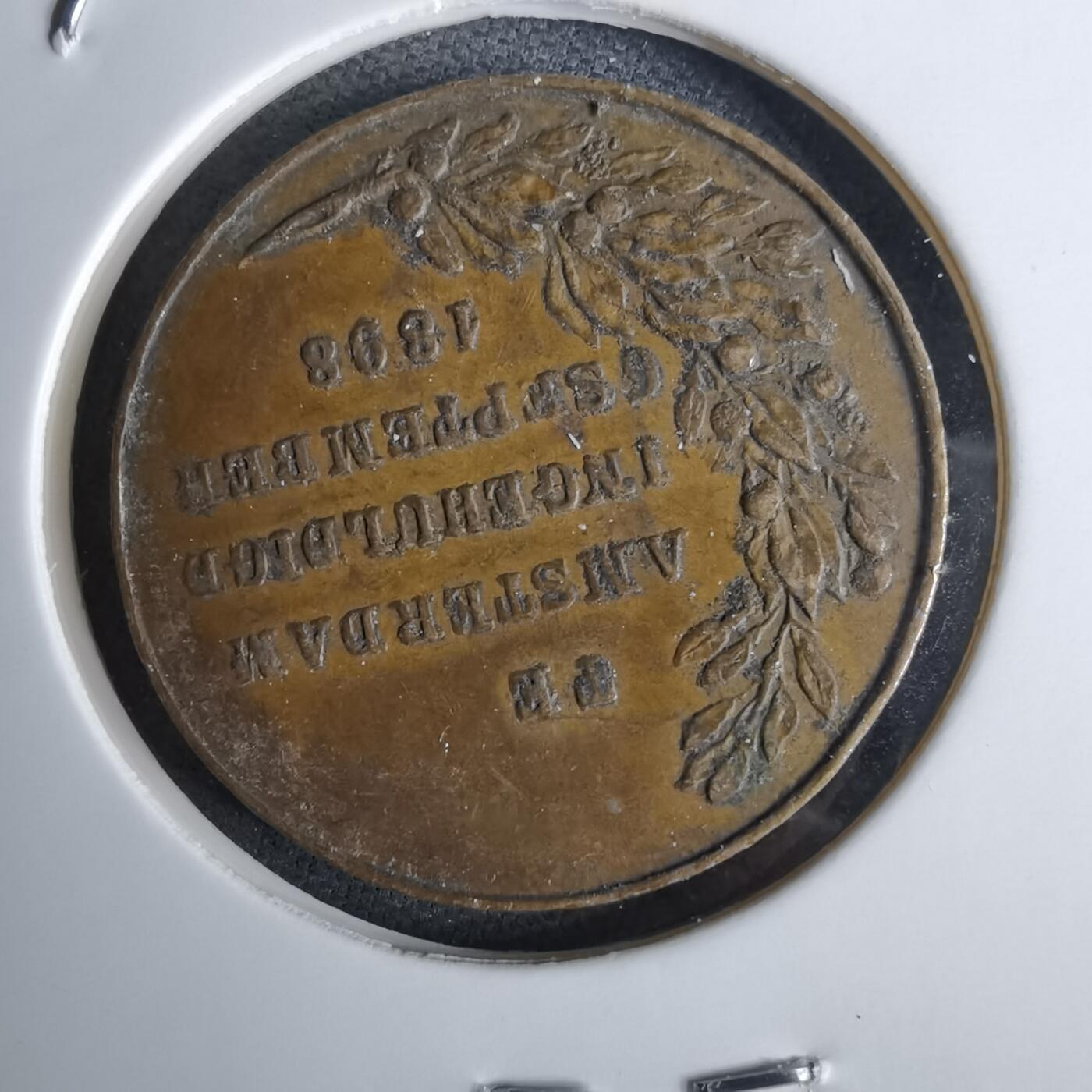 沼泽如烟--第984场 1898年荷兰威廉敏娜女王登基纪念章