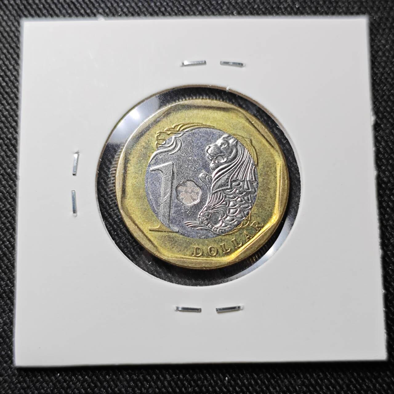 KK钱币收藏小铺  第392期  2月预留时间 周末发货  新加坡1元