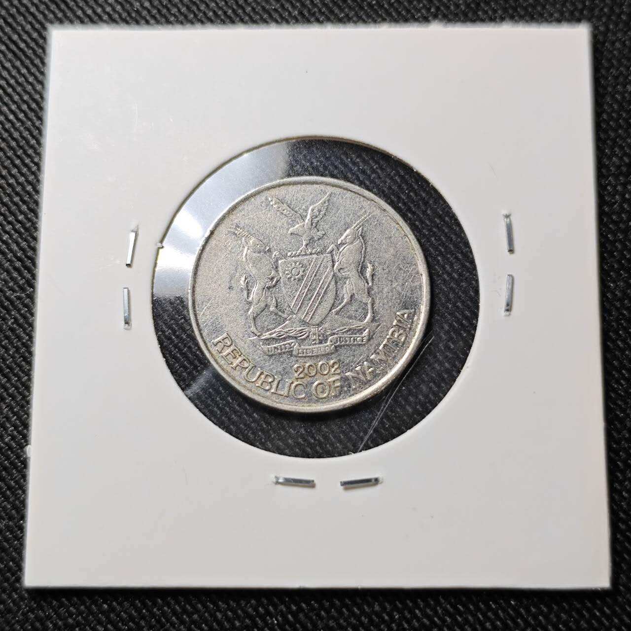 KK钱币收藏小铺  第392期  2月预留时间 周末发货  2002纳米比亚10分