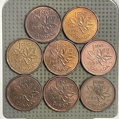 2026年第21场各国散币拍卖（总第171场） - 加拿大1分8枚