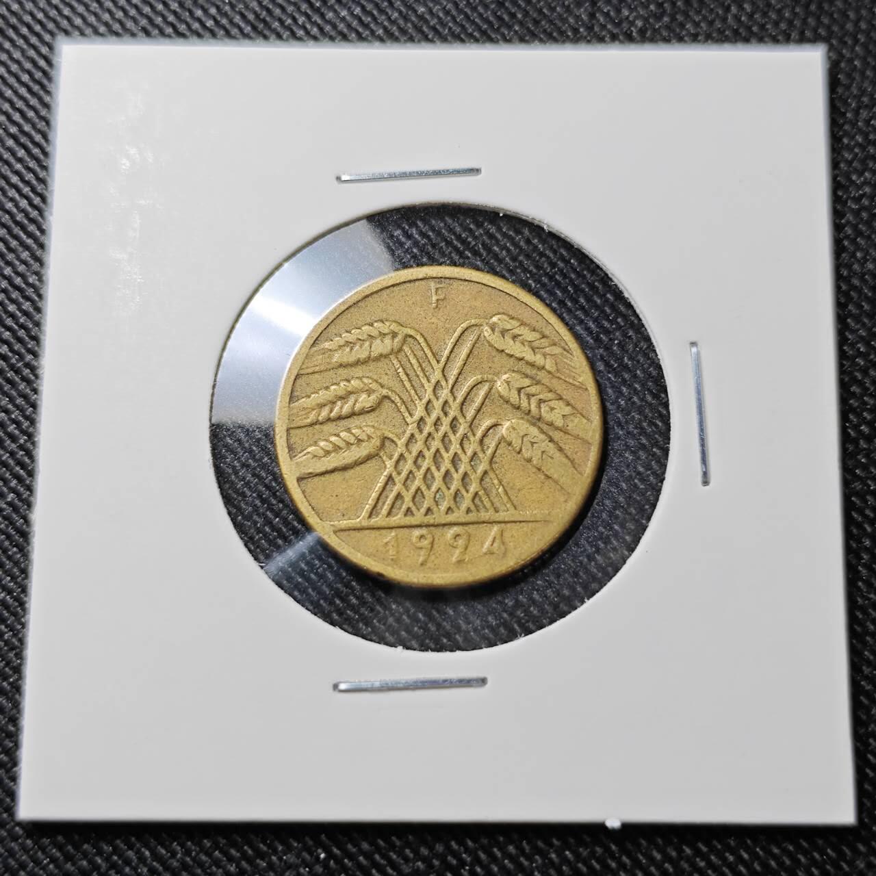 KK钱币收藏小铺  第392期  2月预留时间 周末发货  魏玛10分铜币