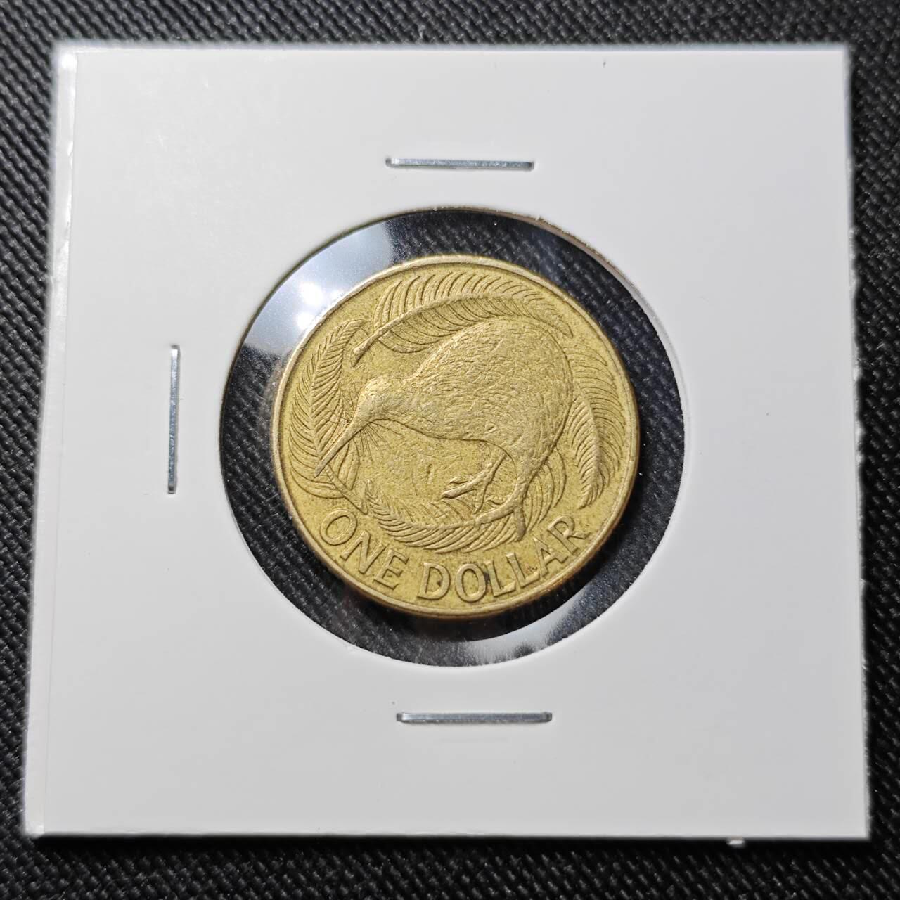 KK钱币收藏小铺  第392期  2月预留时间 周末发货  新西兰1元